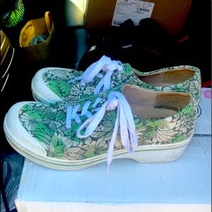 Green Flower Dansko size 39